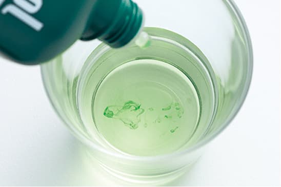 口腔機能水や抗菌剤の使用